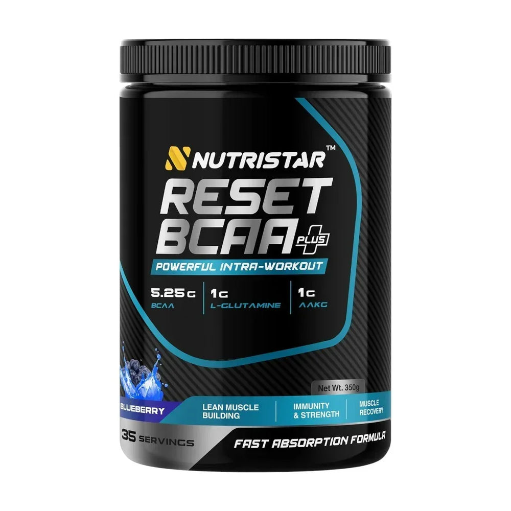 Nutristar Reset Bcaa Plus Powerful Intra Workout - 35 Servings (With Added Beta-Alanine, L-Citrulline, AAKG & Glutamine)