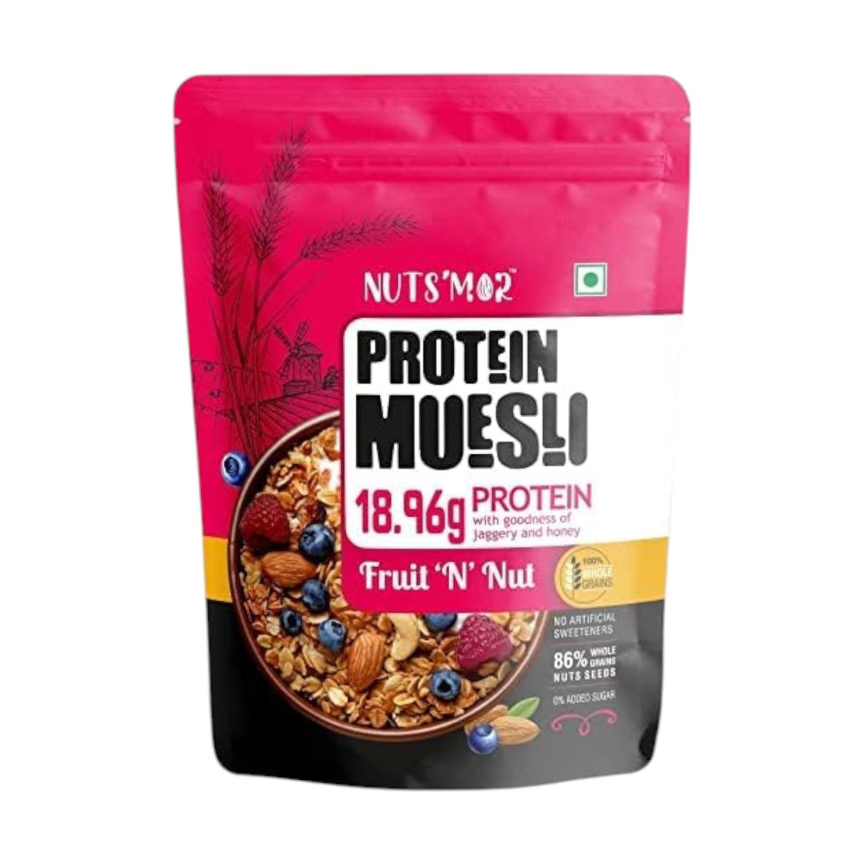 Nuts'Mor Protein Muesli - 900 Gm | 18 Servings