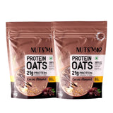Nuts'Mor High Protein Oats with Goodness of Whey - 1Kg | 20 Servings (Pack of 2)