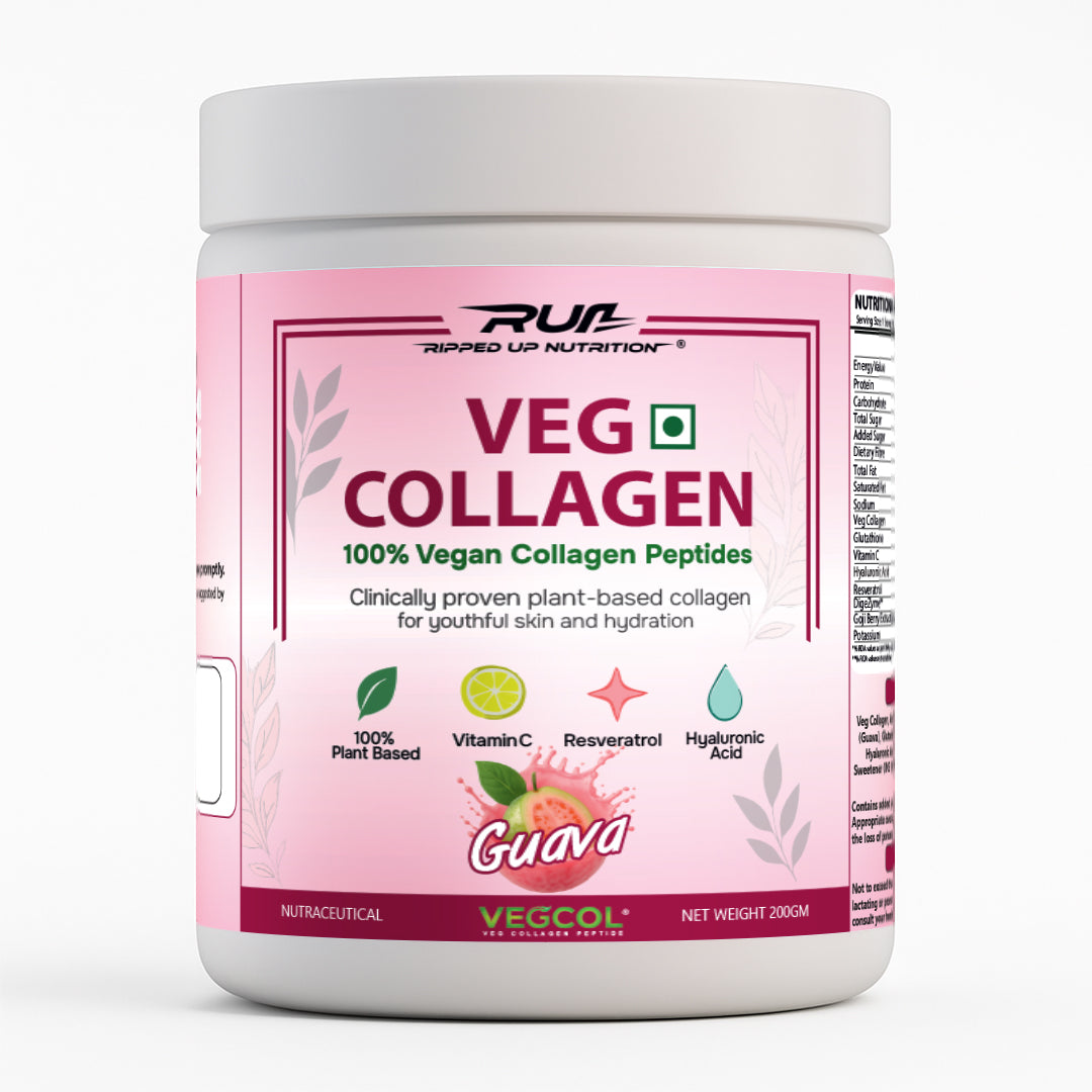 Ripped Up Nutrition Veg Collagen 200g, 20 Servings