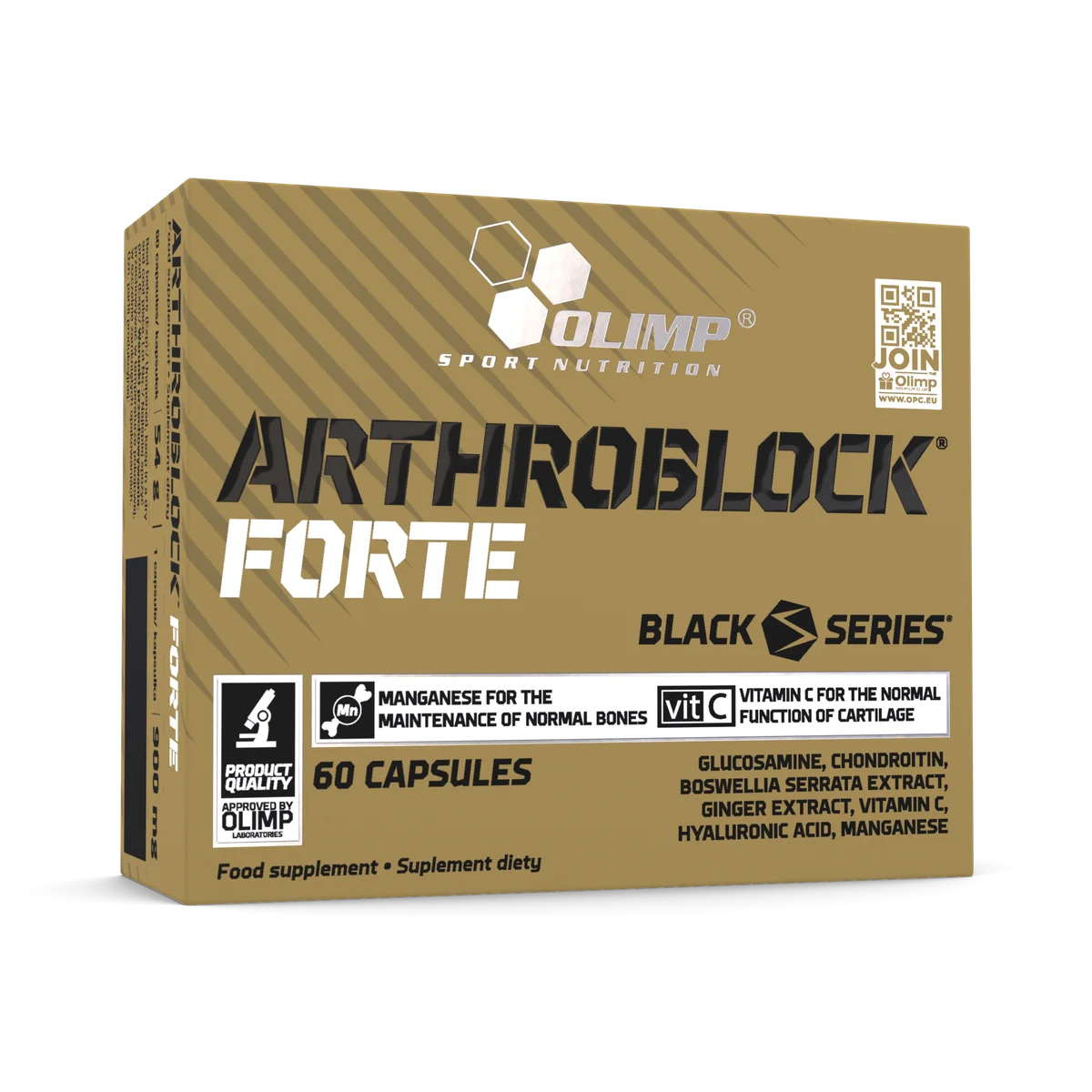 Olimp Sport Nutrition Arthroblock Forte Black Series | 60 Capsules