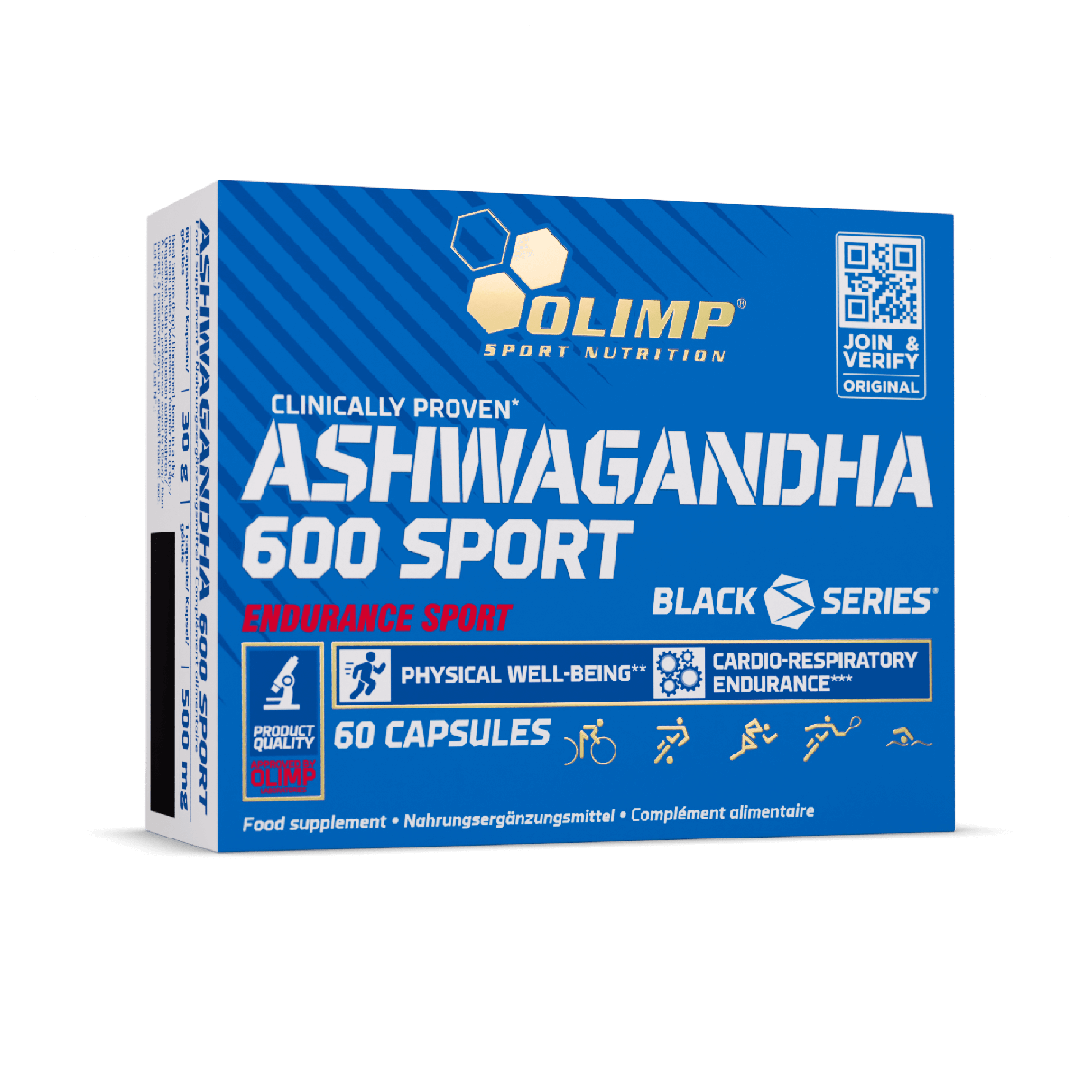Olimp Sport Nutrition Ashwagandha KSM-66 Supplement | 60 Vegan Capsules