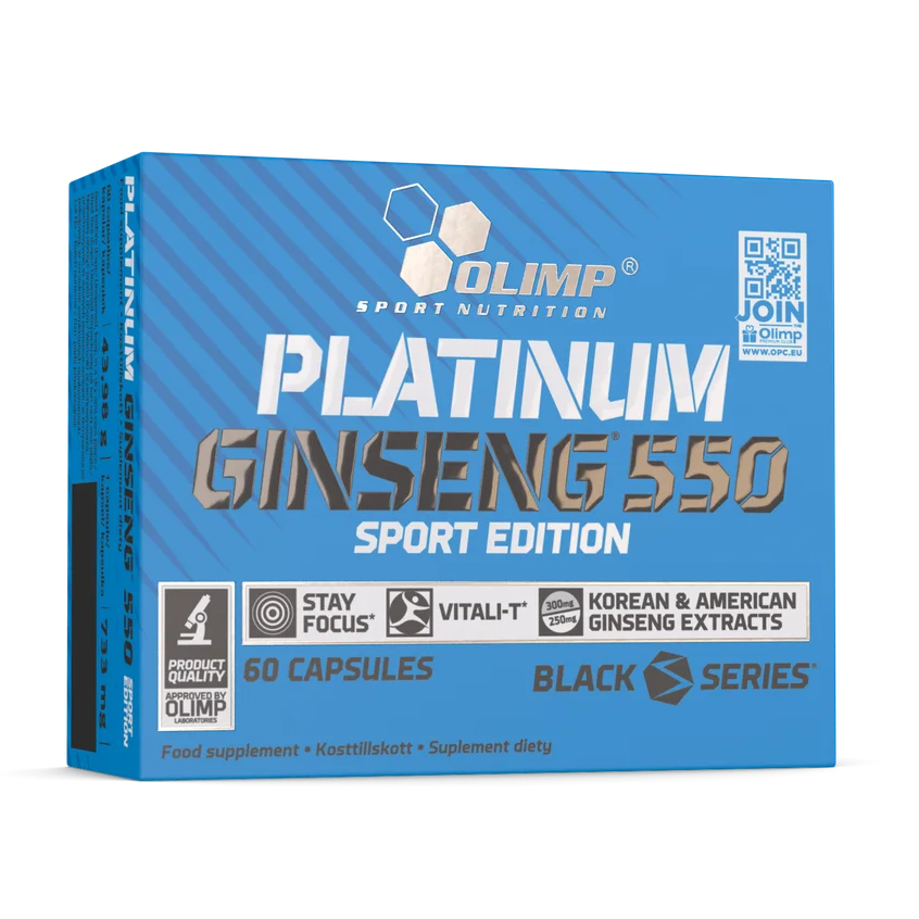 Olimp Sport Nutrition Platinum Ginseng 550 Sport Edition | 60 Capsules