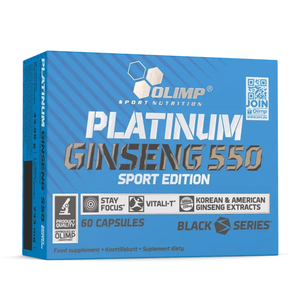 Olimp Sport Nutrition Platinum Ginseng 550 Sport Edition | 60 Capsules