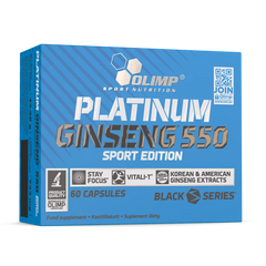 Olimp Sport Nutrition Platinum Ginseng 550 Sport Edition | 60 Capsules