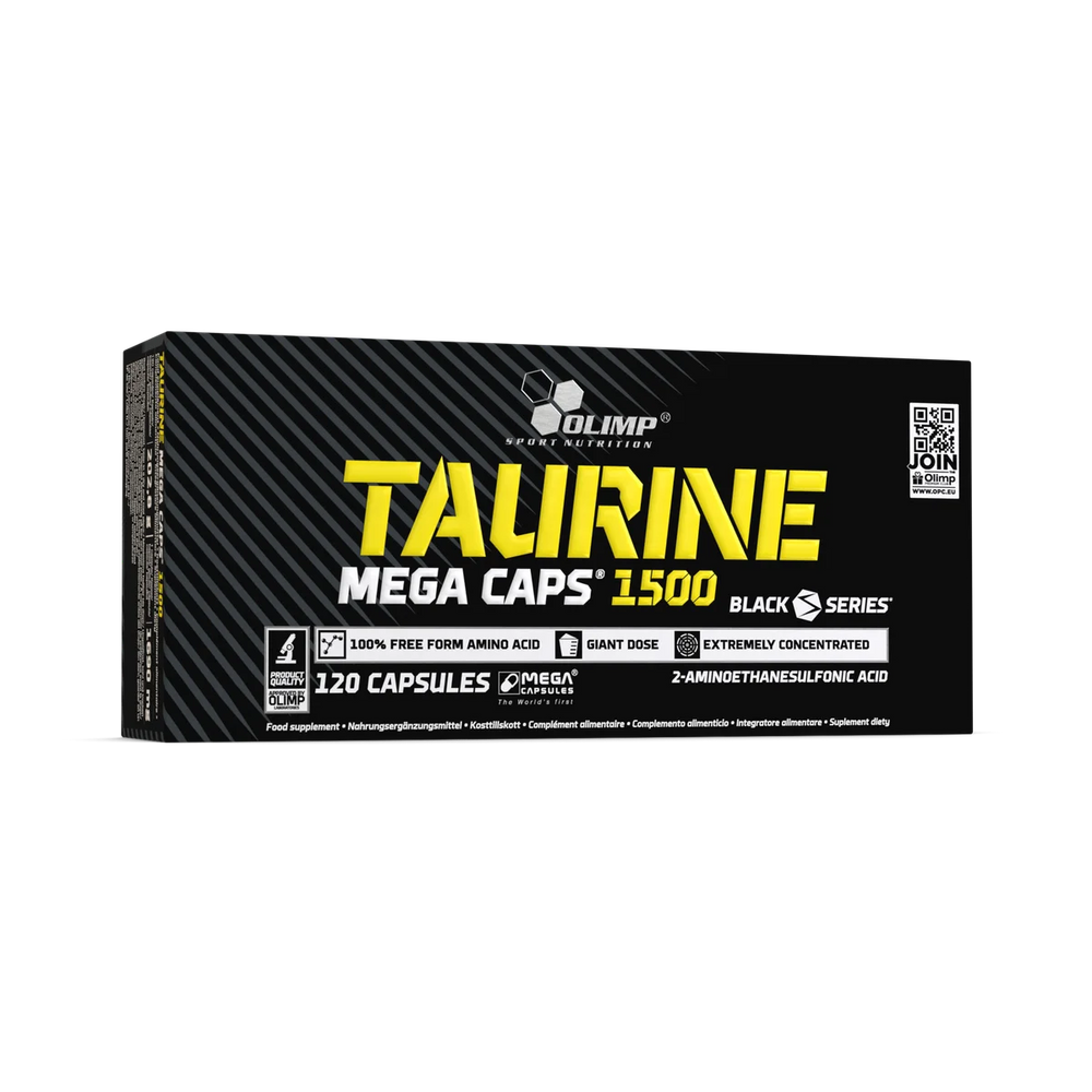 Olimp Sport Nutrition Taurine Capsules 1500mg | 120 Mega Capsules