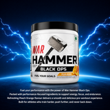 International Protein War Hammer Black Ops Pre-Workout Powder | L-Citrulline, Beta-Alanine, L-Tyrosine, L-Theanine & Caffeine | 80 Servings