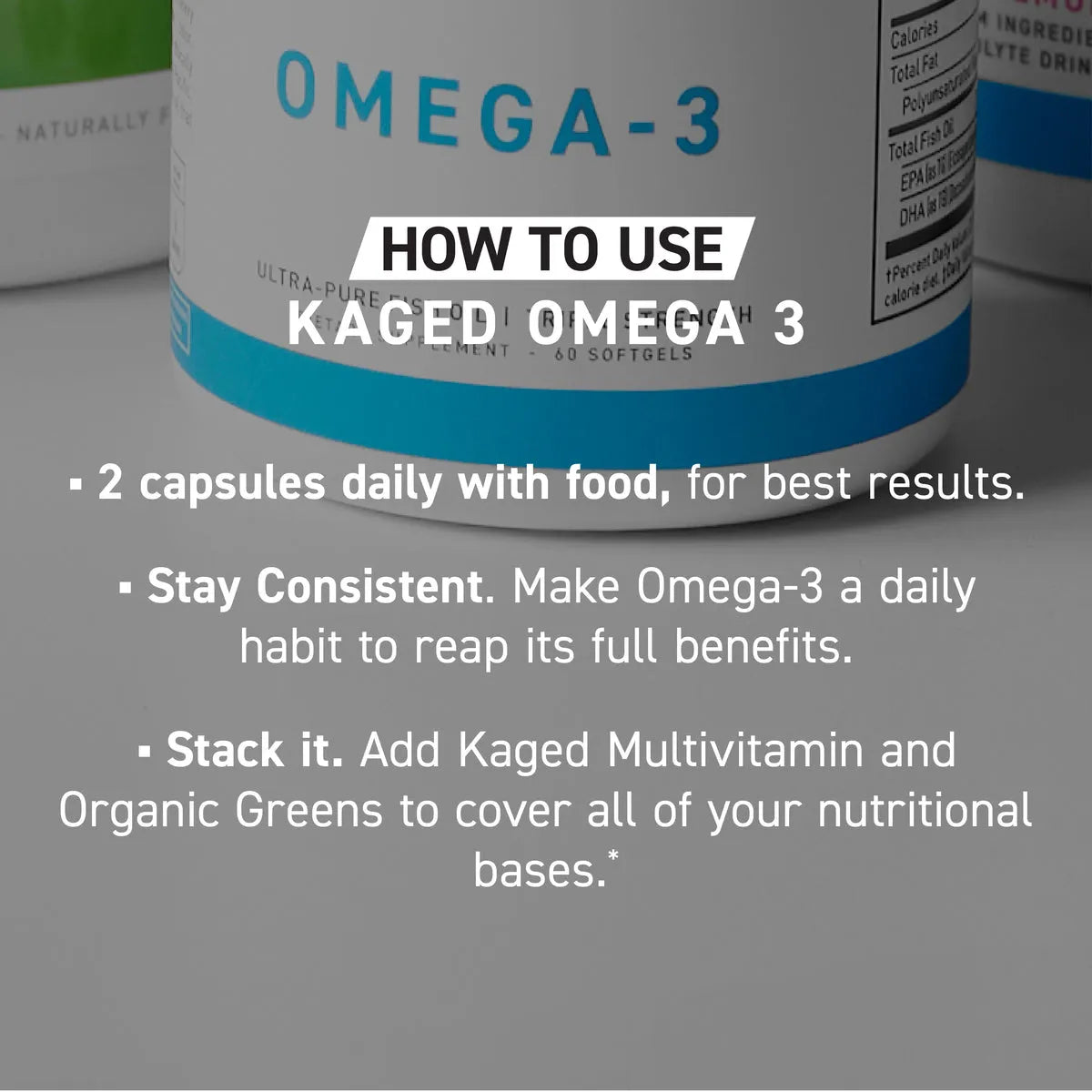 Kaged Omega-3 Capsules - 30 Servings