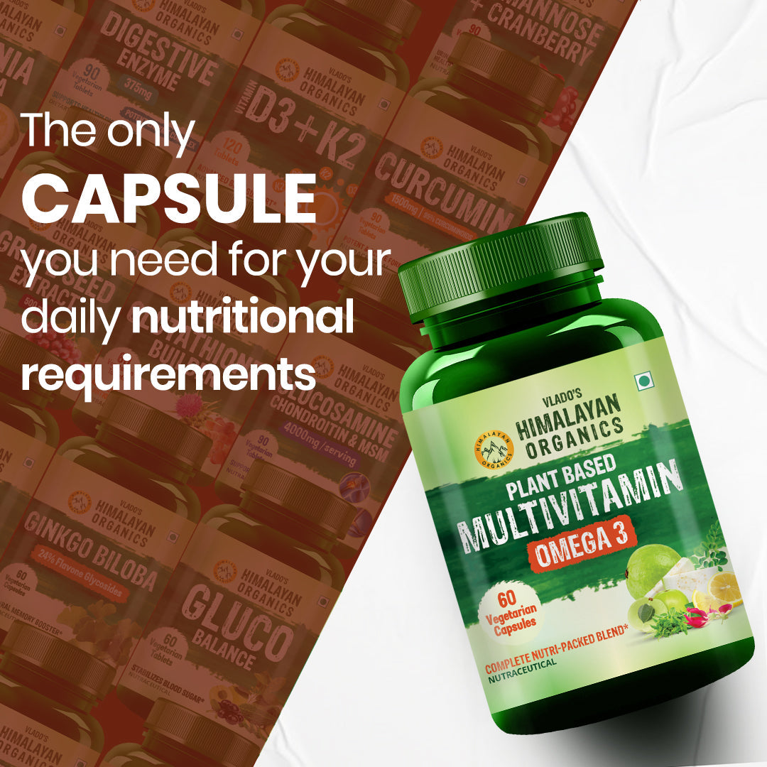 Himalayan Organics, Vegan Omega 3 with Multivitamin EPA DHA 