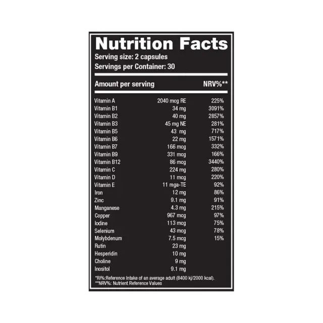 One Science Daily Multivitamin - 60 Capsules