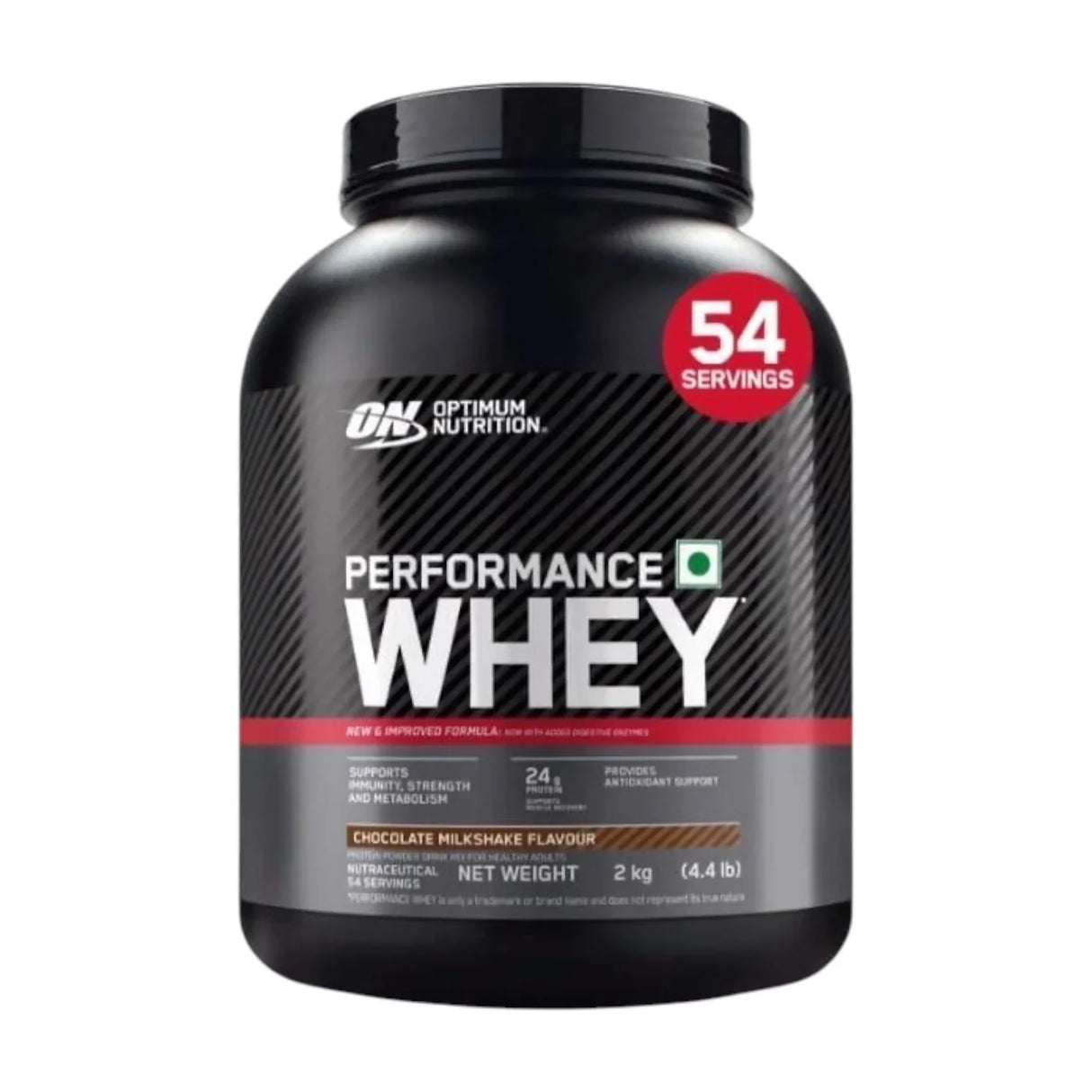 Optimum Nutrition (ON) Performance Whey Protein Powder, 4.4 Lbs