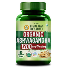 Vlado’s Himalayan Organics Ashwagandha Tablets 1200mg | Stress Relief | 60 Tabs