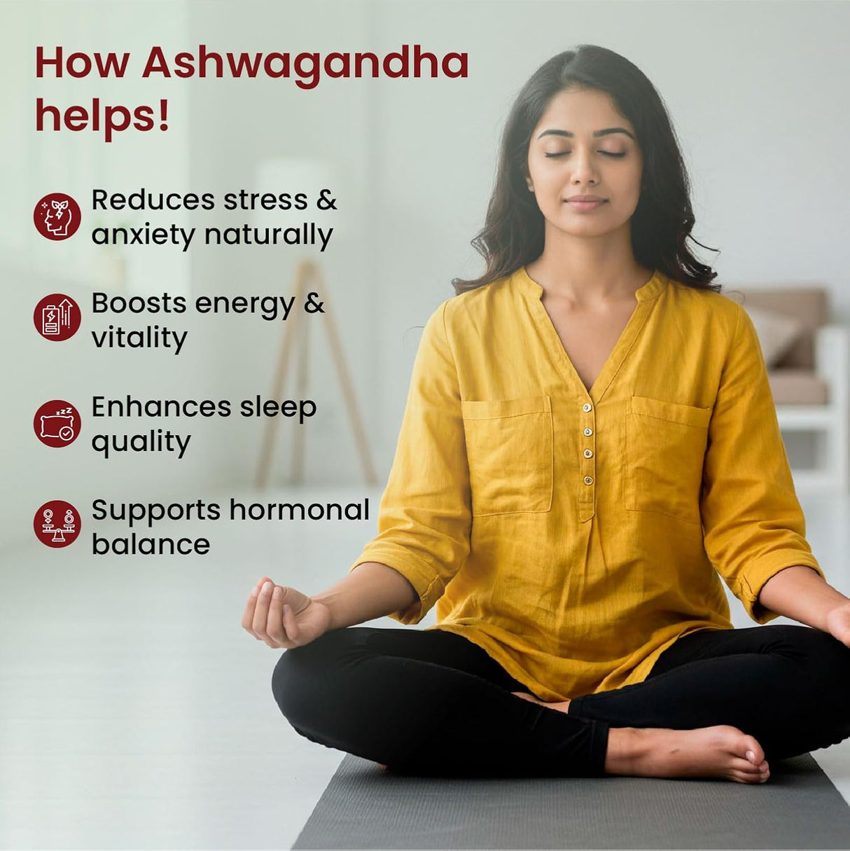 Vlado’s Himalayan Organics Ashwagandha Tablets 1200mg | Stress Relief | 60 Tabs