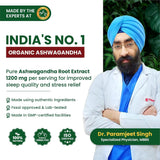 Vlado’s Himalayan Organics Ashwagandha Tablets 1200mg | Stress Relief | 60 Tabs