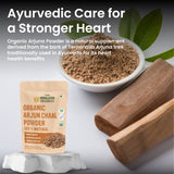 Vlado's Himalayan Organics, Arjun Chaal Powder, Heart Health Support - 500g
