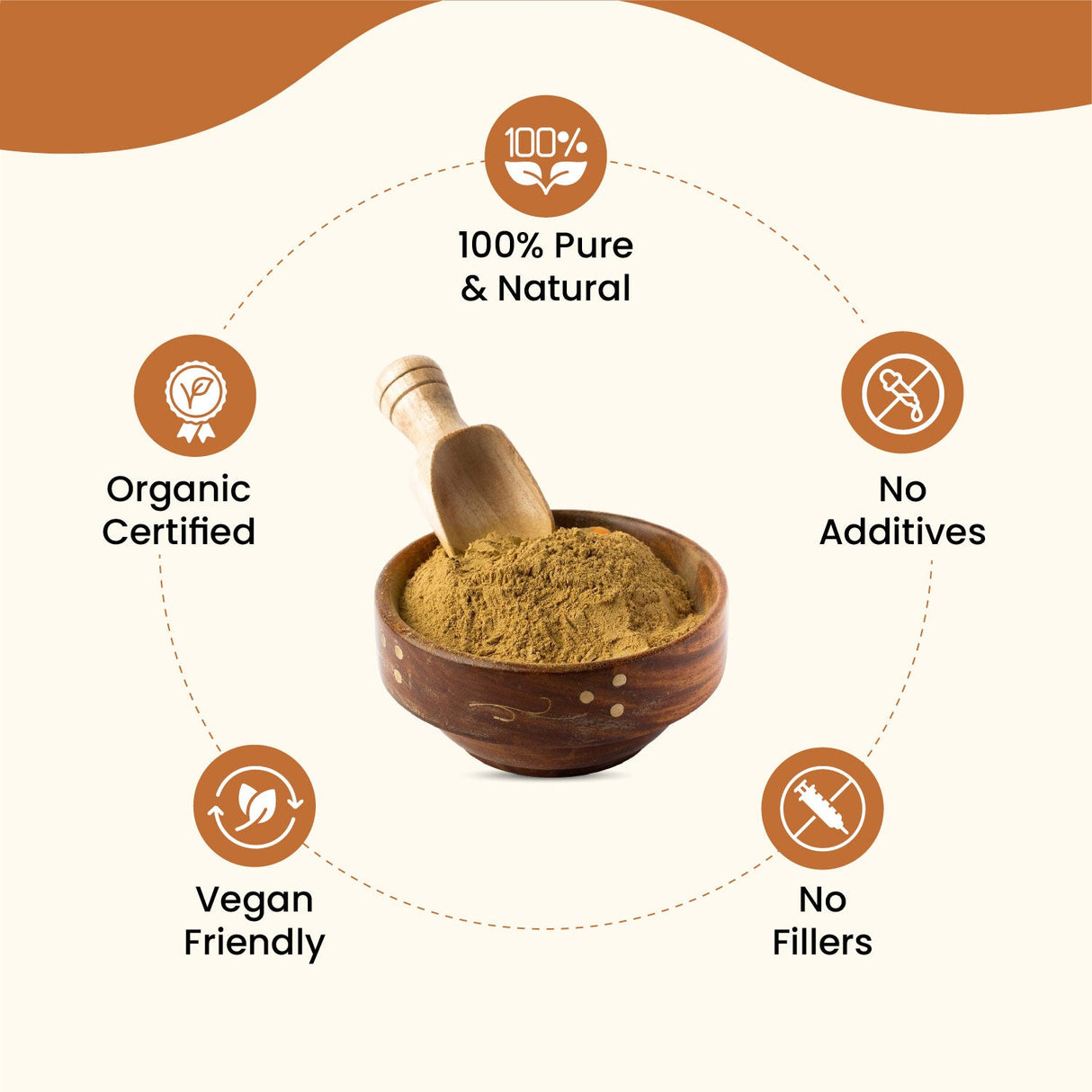 Vlado's Himalayan Organics, Arjun Chaal Powder, Heart Health Support - 500g
