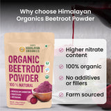 Vlado's Himalayan Organics, Beetroot Powder, Skin & Energy Booster - 100g