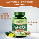 Vlado's Himalayan Organics, Gokshura (Tribulus Terrestris) Tablets 1000mg, Energy & Stamina Support - 60 Veg Tablets