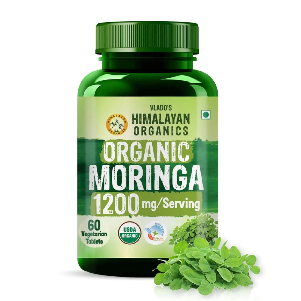 Vlado’s Himalayan Organics Moringa Tablets 1200mg | Immunity & Energy | 60 Tabs