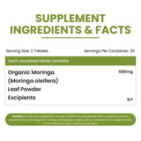 vlado’s himalayan organics moringa tablets 1200mg 