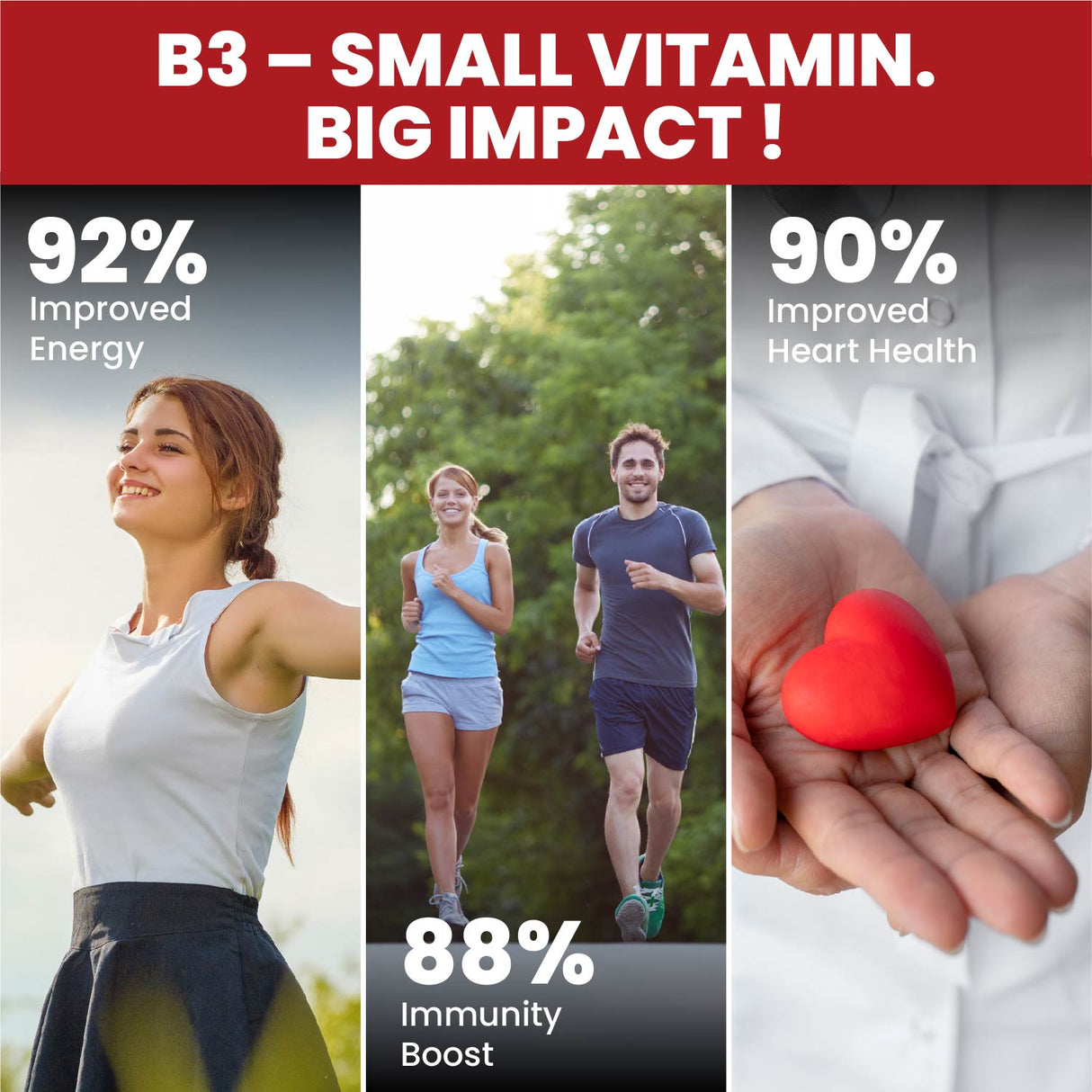 Vlado's Himalayan Organics, Niacin (Vitamin B3) 18mg, Supports Vascularity & Energy - 45 Veg Tablets