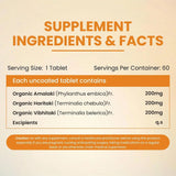 vlado’s himalayan organics triphala tablets 