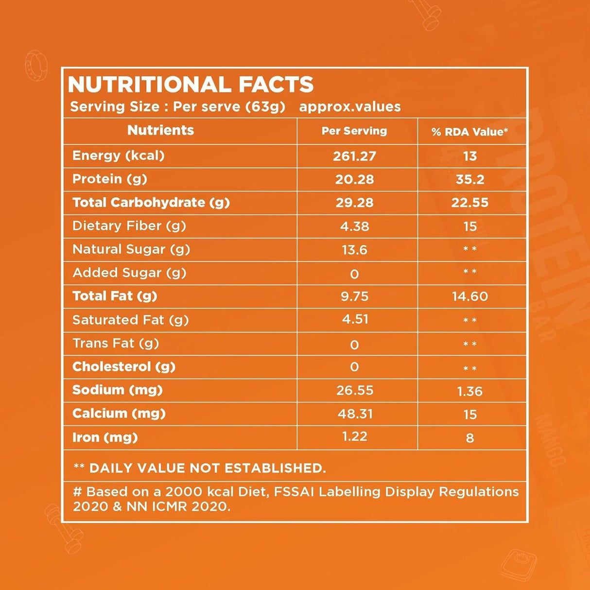 Bolt Nutrition High Protein Bar Pack of 5