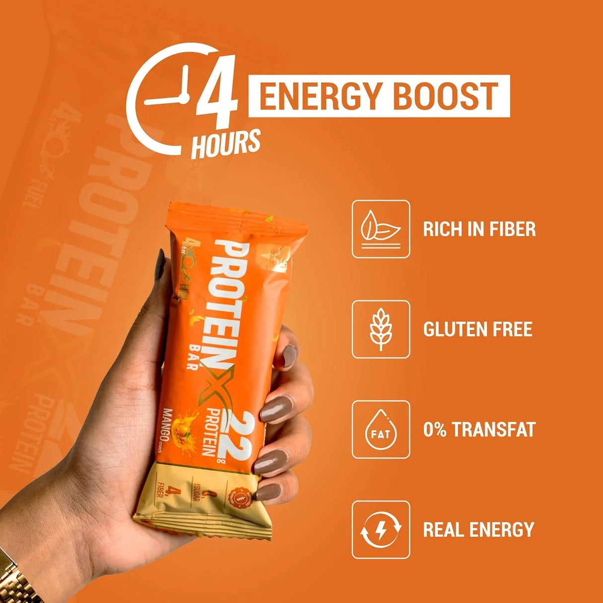 Bolt Nutrition High Protein Bar Pack of 5