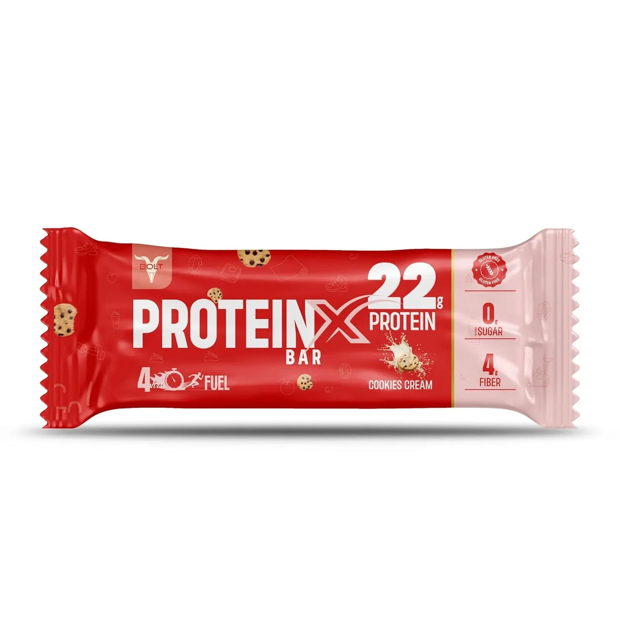 Bolt Nutrition High Protein Bar | Power Snack for Gym & Muscle Recovery | Pack of 5