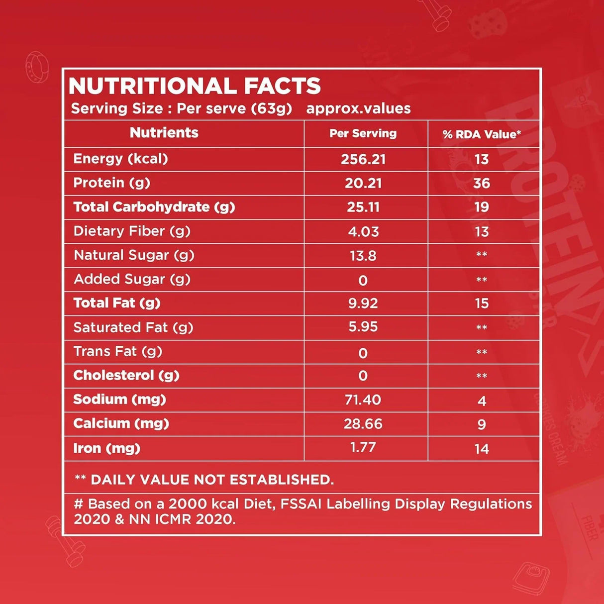 Bolt Nutrition High Protein Bar | Power Snack for Gym & Muscle Recovery | Pack of 9