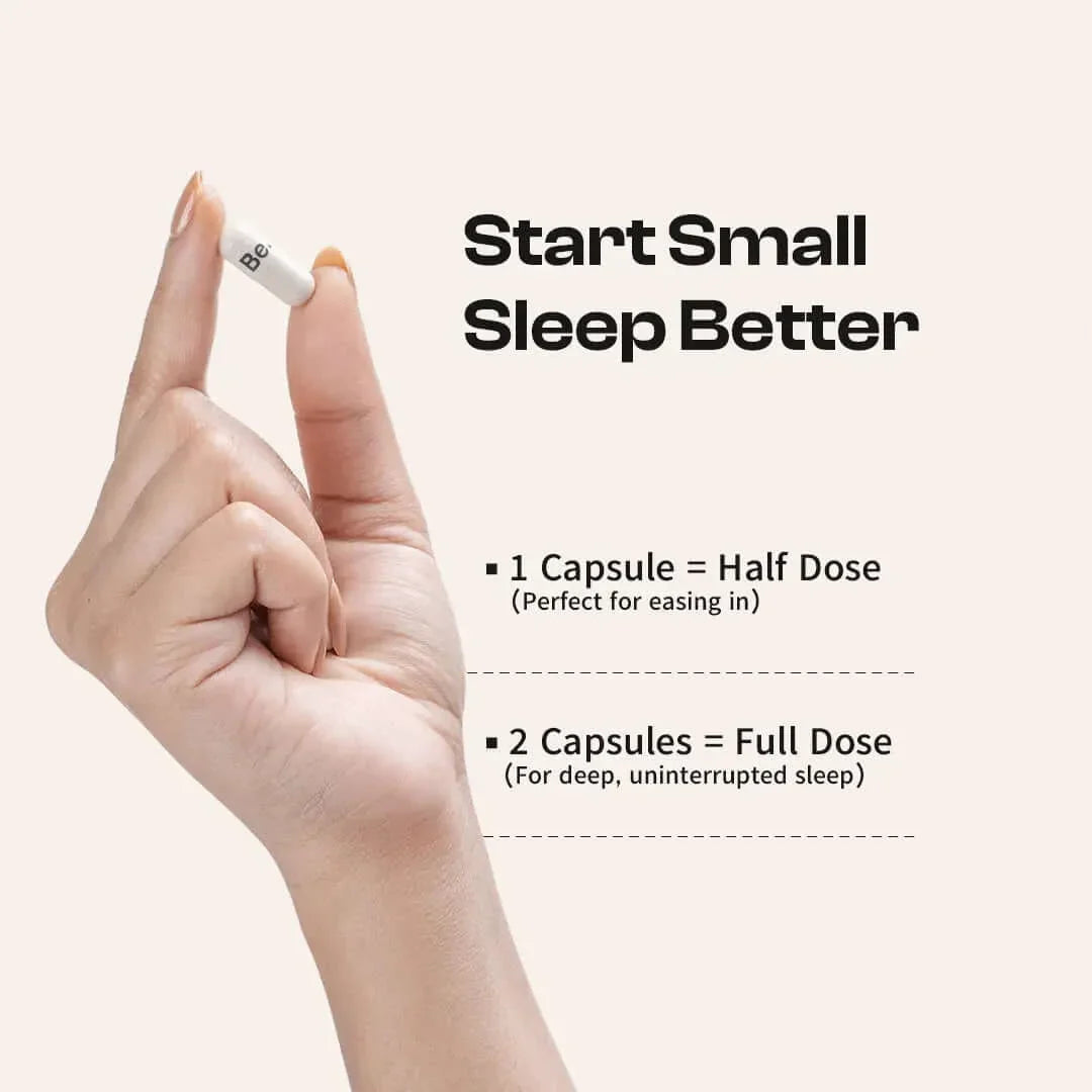 BE Wellness On DND Magnesium Supplement | Melatonin 10mg, Ashwagandha & Chamomile | 60 Veg Capsules