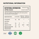 BE Wellness On DND Magnesium Supplement | Melatonin 10mg, Ashwagandha & Chamomile | 60 Veg Capsules