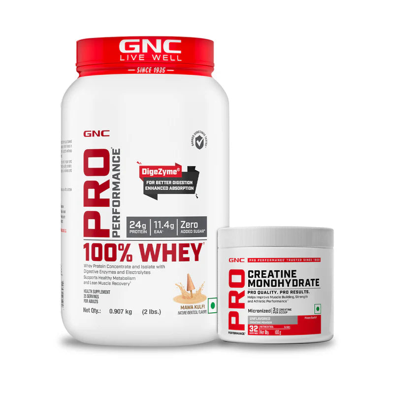 GNC Muscle Max Duo (100% Whey Protein 2 Lbs with Creatine 100g)