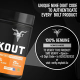 Bolt Nutrition Pre Workout Supplement 300g, 30 Servings
