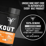 Bolt Nutrition Pre Workout Supplement 300g, 30 Servings