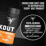 Bolt Nutrition Pre Workout Supplement 300g, 30 Servings