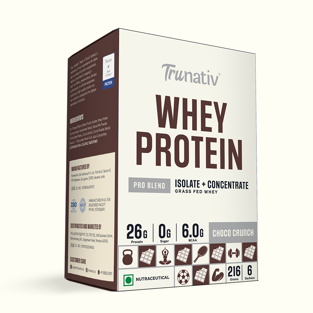 TruNativ Pro Blend Whey Protein, 26g Protein, 216g