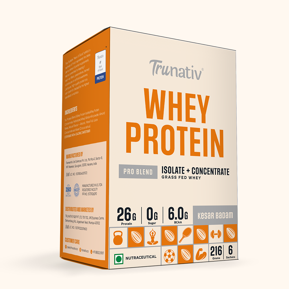 TruNativ Pro Blend Whey Protein, 26g Protein, 216g