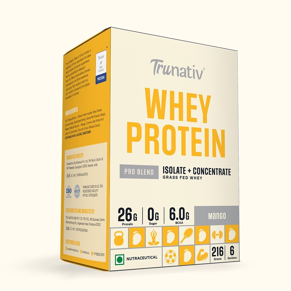 TruNativ Pro Blend Whey Protein, 26g Protein, 216g