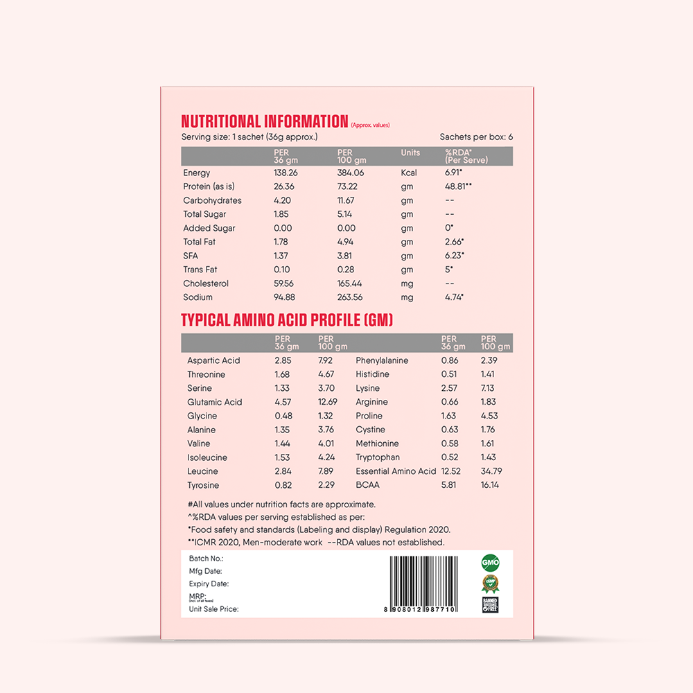 TruNativ Pro Blend Whey Protein, 26g Protein, 216g