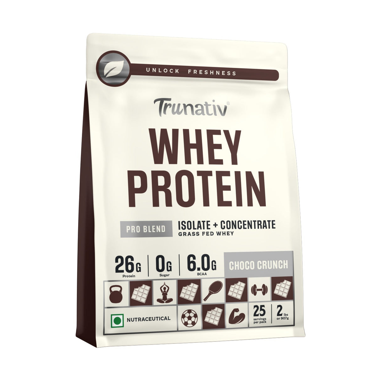 TruNativ Pro Blend Whey Protein, 26g Protein, 907g