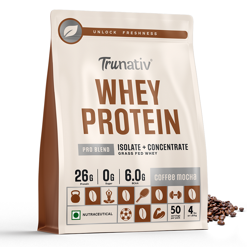 TruNativ Pro Blend Whey Protein, 26g Protein, 4lbs (1.8kg)