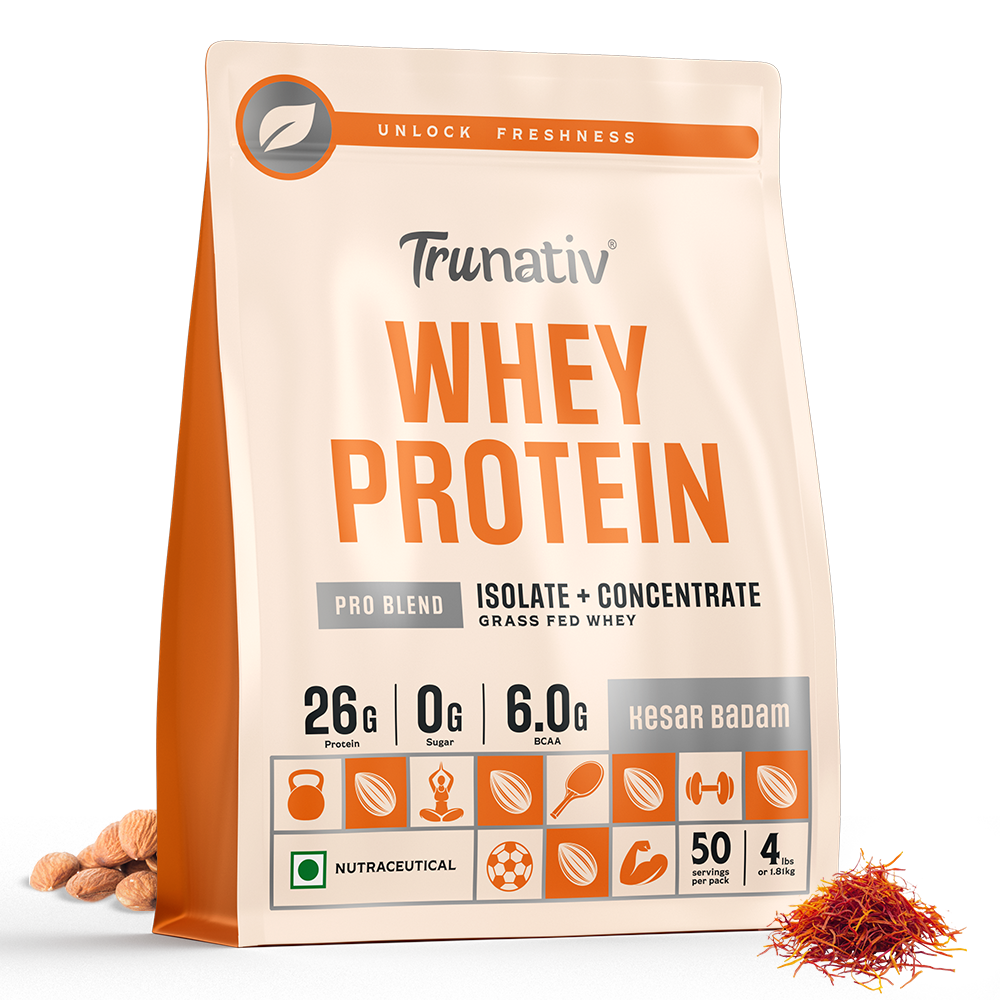TruNativ Pro Blend Whey Protein, 26g Protein, 4lbs (1.8kg)