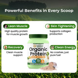 Vlado's Himalayan Organics, Organic Plant Protein, 28g Protein, 5g BCAA - 500g