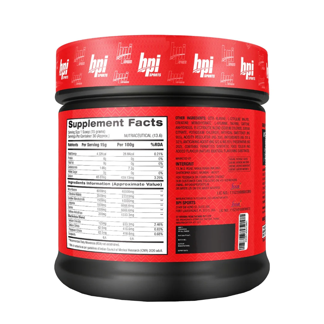 BPI Sports 1.M.R. Vortex Pre-Workout - 30 Servings