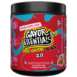 Gayor Essentials Pre Gayor Black 2.0 Pre-Workout Powder 338g | 200mg Caffeine