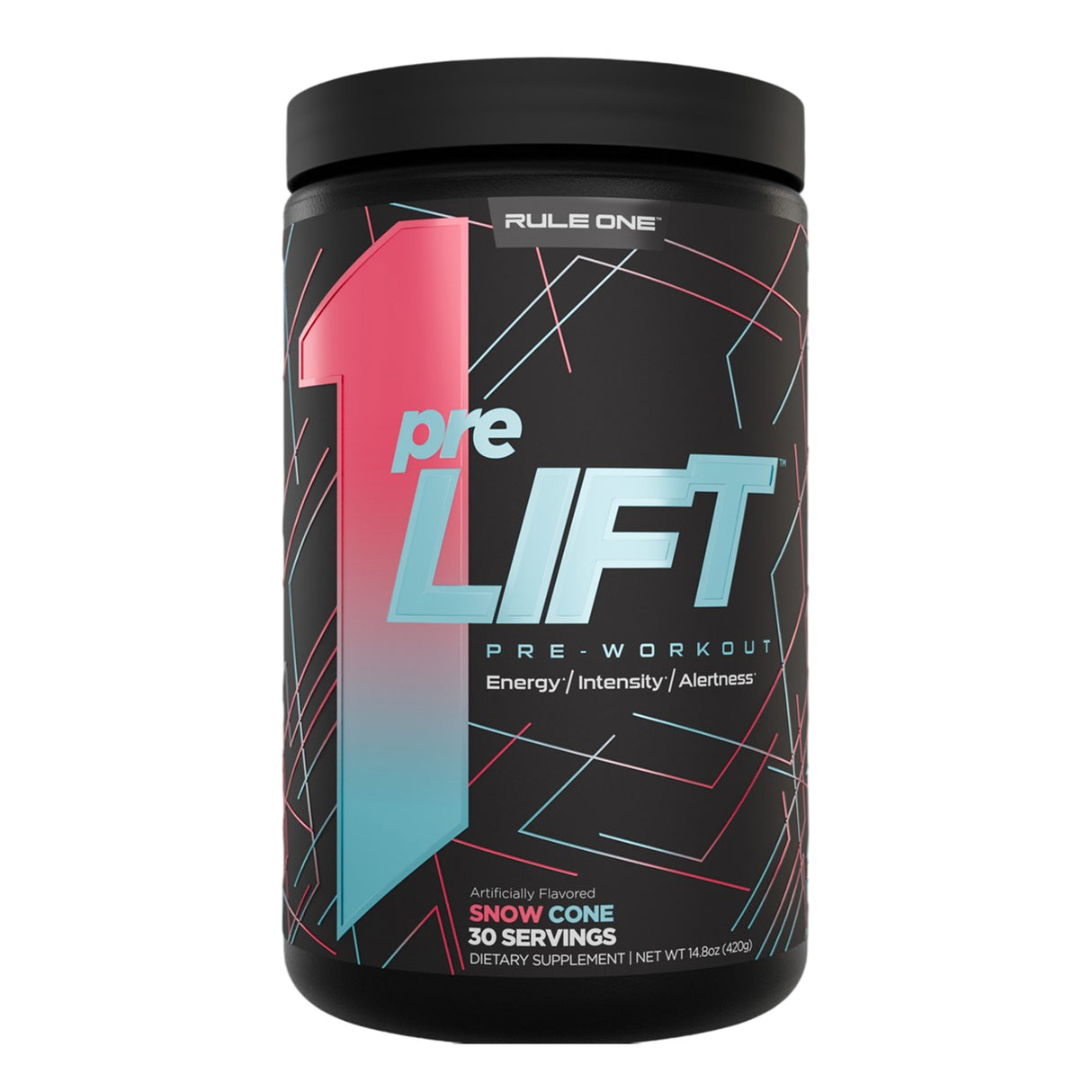 RULE1 Lift Pre-Workout, 30 Servings