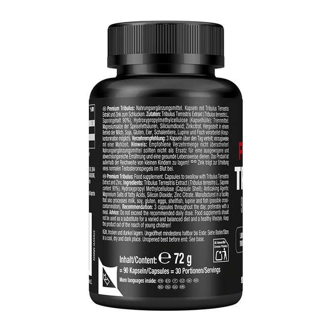 Weider Premium Tribulus 90% Saponins | 90 Capsules (30 Servings)