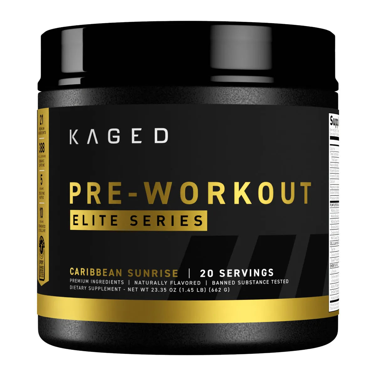 Kaged Preworkout Elite - 20 Servings
