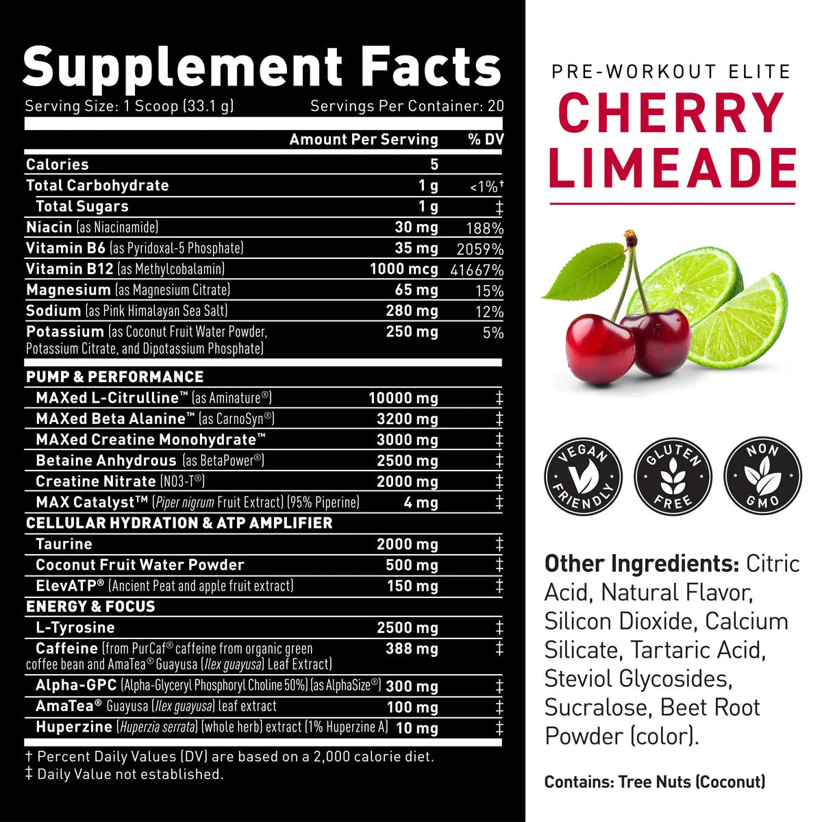 Kaged Preworkout Elite - 20 Servings